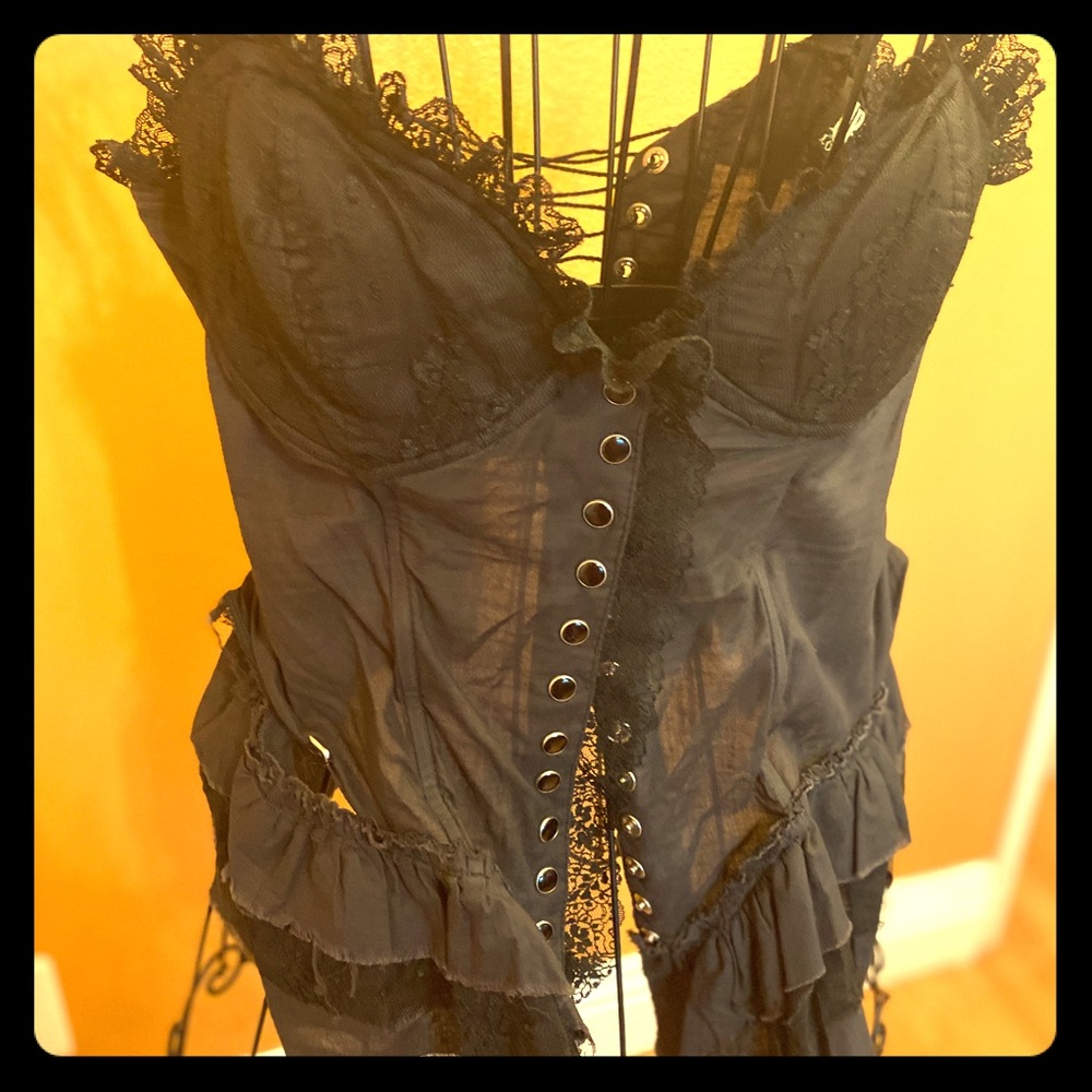 Gothic Costume Black Corset